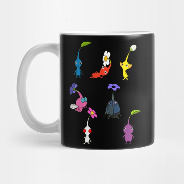 Pikmin Characters by BretBarneyArt